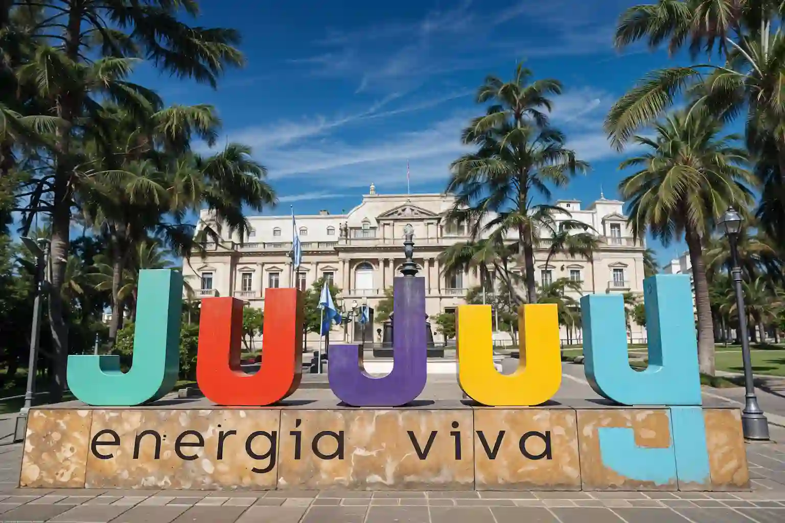 Cartel de la ciudad de San Salvador de Jujuy