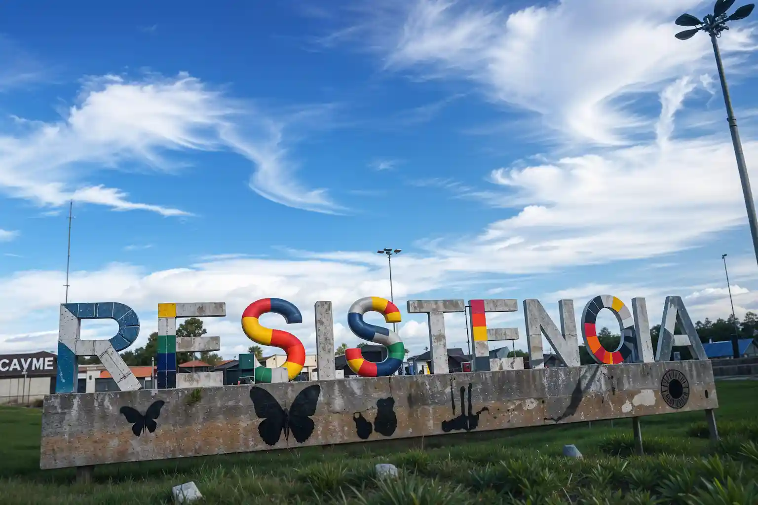 cartel de la ciudad de resistencia
