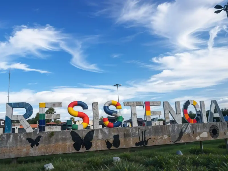 RESISTENCIA cartel de la ciudad de resistencia