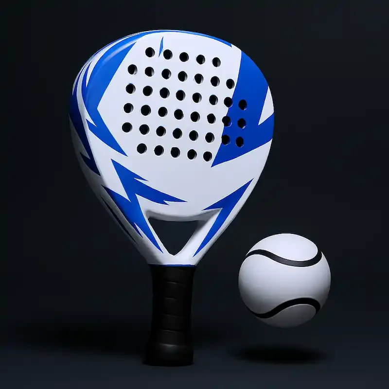 Pelota y Raqueta de padel